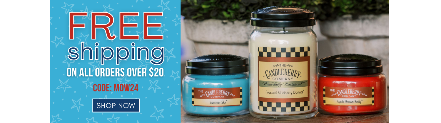 Happy Teacher Appreciation Week! Celebrate your favorite teachers with a gift from Candleberry. Buy a large jar, get a small jar FREE!