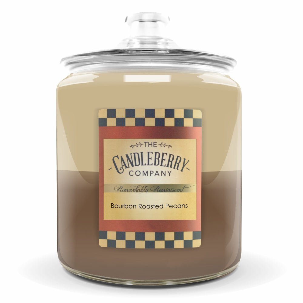 Bourbon Roasted Pecans™, 4 - Wick, Cookie Jar Candle - The Candleberry® Candle Company - Cookie Jar Candle - The Candleberry Candle Company