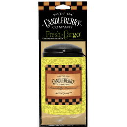 Lemongrass™- "Fresh Cargo", Scent for the Car (2-PACK) - The Candleberry® Candle Company - Fresh CarGo® Car Scent - The Candleberry Candle Company