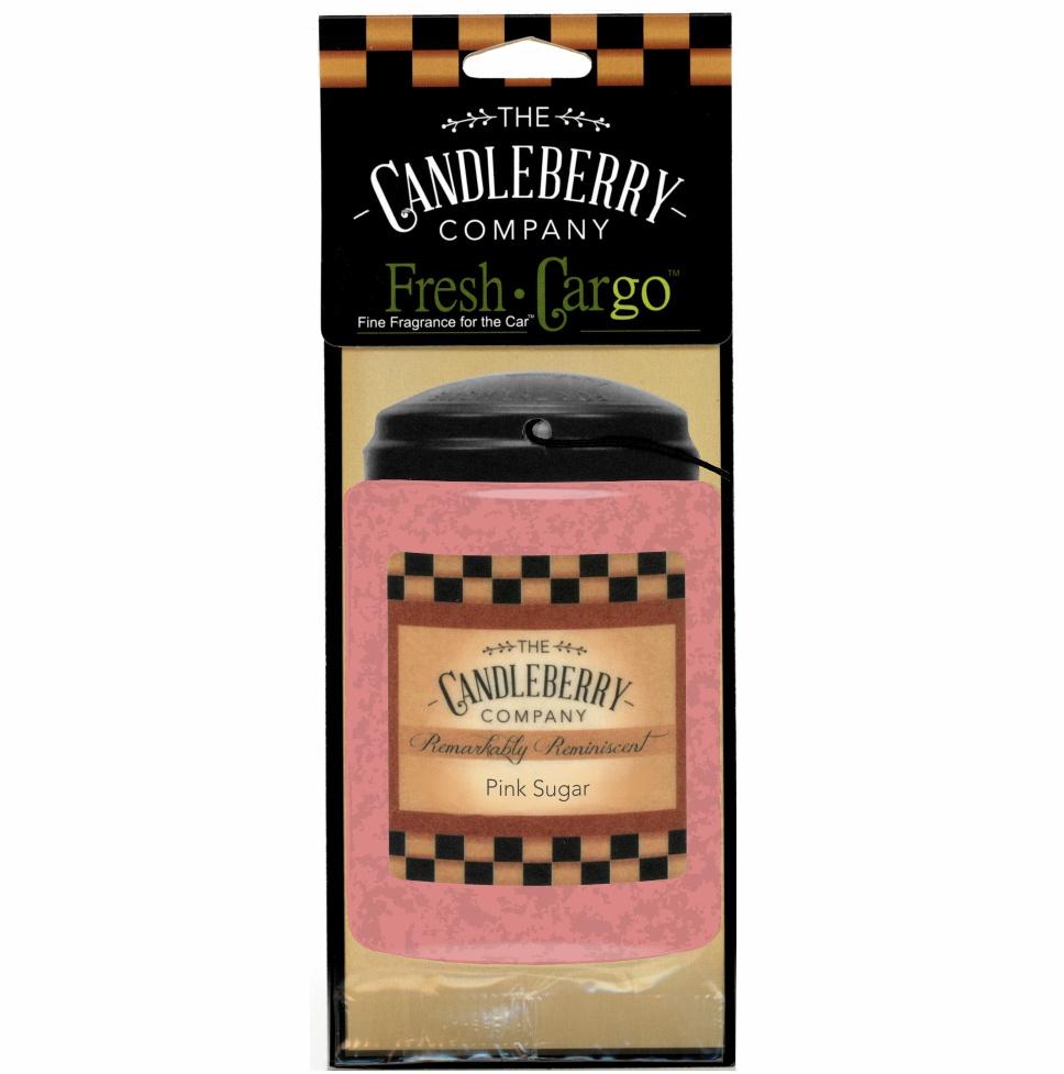 Pink Sugar™- "Fresh Cargo", Scent for the Car (2-PACK) - The Candleberry® Candle Company - Fresh CarGo® Car Scent - The Candleberry Candle Company