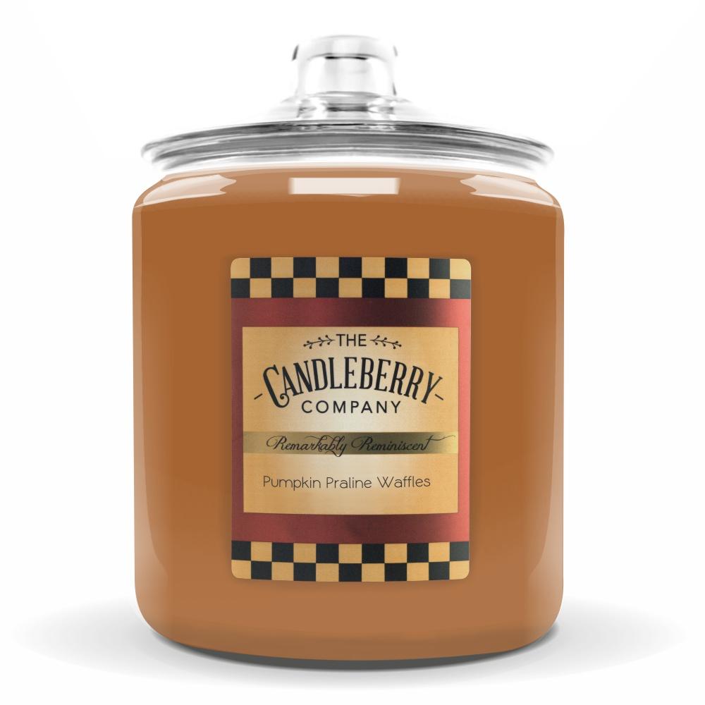 Pumpkin Praline Waffles™, 4 - Wick, Cookie Jar Candle - The Candleberry® Candle Company - Cookie Jar Candle - The Candleberry Candle Company