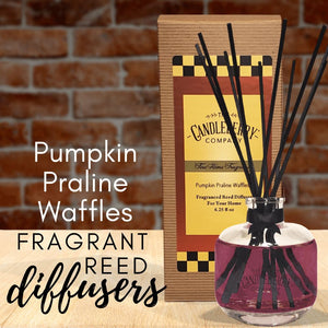 Pumpkin Praline Waffles™ 6.25 oz Fragranced Reed Diffuser - The Candleberry® Candle Company - 6.25 oz Fragranced Reed Diffuser - The Candleberry® Candle Company