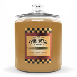 Warm Caramel Brulee™, 4 - Wick, Cookie Jar Candle - The Candleberry® Candle Company - Cookie Jar Candle - The Candleberry Candle Company