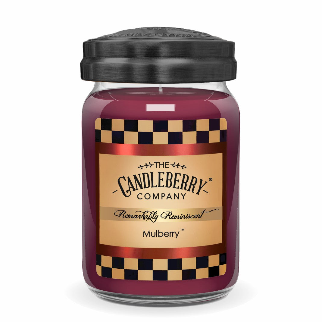 Mulberry™, 26oz Large Jar Candle Candleberry The Candleberry® Candle Company