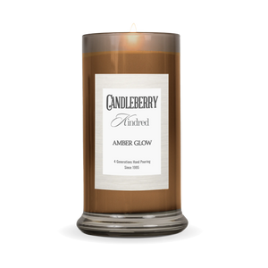 Amber Glow, Kindred, Large Jar Candle - The Candleberry® Candle Company - Kindred Large Jar - The Candleberry Candle Company