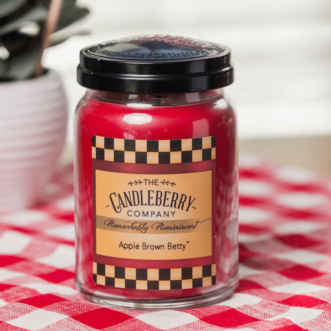 Apple Brown Betty™, Large Jar Candle - The Candleberry® Candle Company - Reminiscent Large Jar Candle - The Candleberry Candle Company