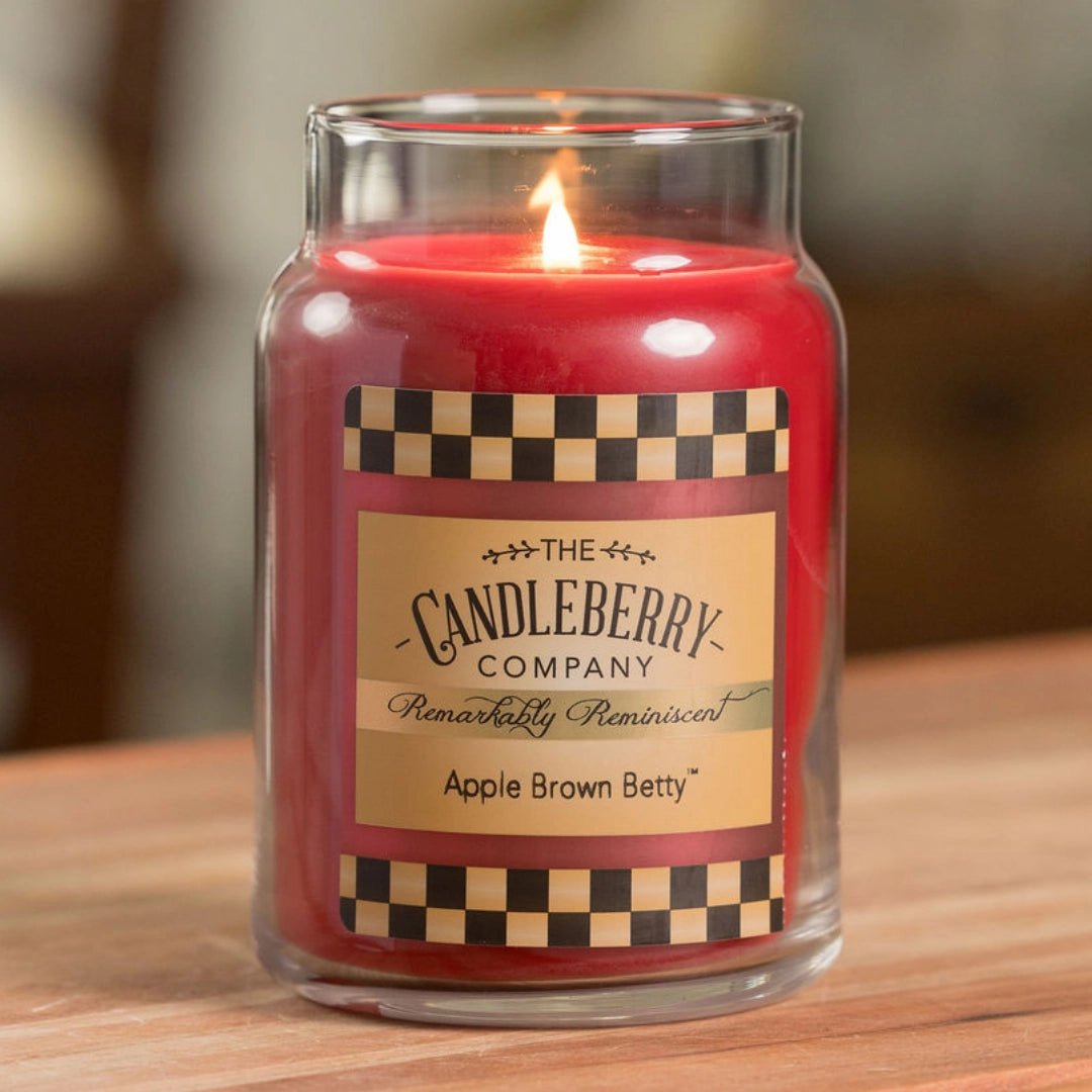 Apple Brown Betty™, Large Jar Candle - The Candleberry® Candle Company - Reminiscent Large Jar Candle - The Candleberry Candle Company
