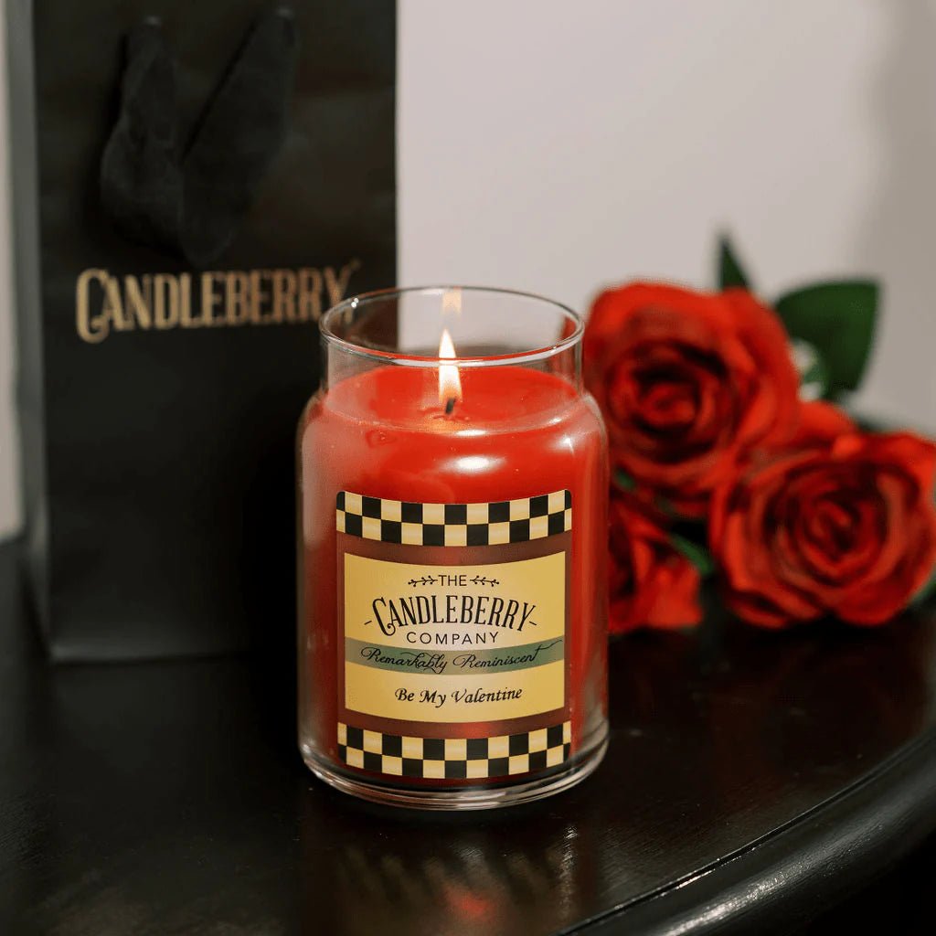 Be My Valentine™, Large Jar Candle - The Candleberry® Candle Company - Large Jar Candle - The Candleberry Candle Company