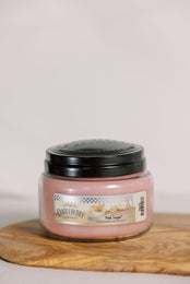 beach collection PINK SUGAR small jar 10 ounce oz blush pink fine fragrance premium vegan soy coconut essential oil wax number one seller spring summer best vanilla fig powerful strong house fill scented candle