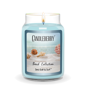 Beach Collection - Sea Salt & Surf™, Large Jar Candle - The Candleberry® Candle Company - Beach Collection Large Jar Candle - The Candleberry Candle Company