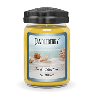 Beach Collection - Sun Glitter™, Large Jar Candle - The Candleberry® Candle Company - Beach Collection Large Jar Candle - The Candleberry Candle Company