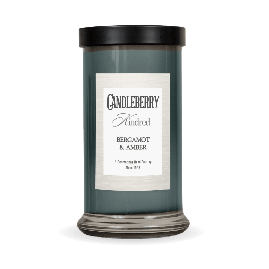 Bergamot & Amber™, Kindred, Large Jar Candle - The Candleberry® Candle Company - Kindred Large Jar - The Candleberry Candle Company