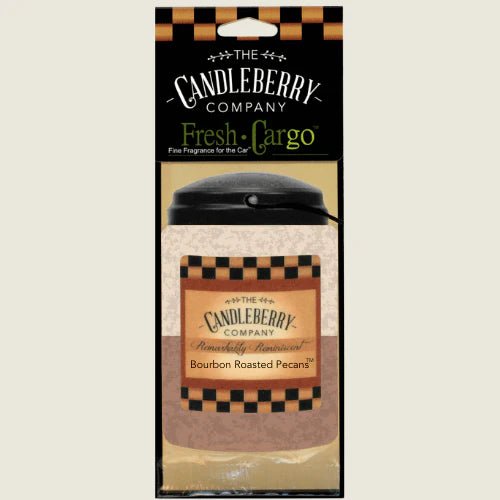 Bourbon Roasted Pecans™ - "Fresh Cargo"®, Scent for the Car (2 - PACK) - The Candleberry® Candle Company - Fresh CarGo® Car Scent - The Candleberry Candle Company