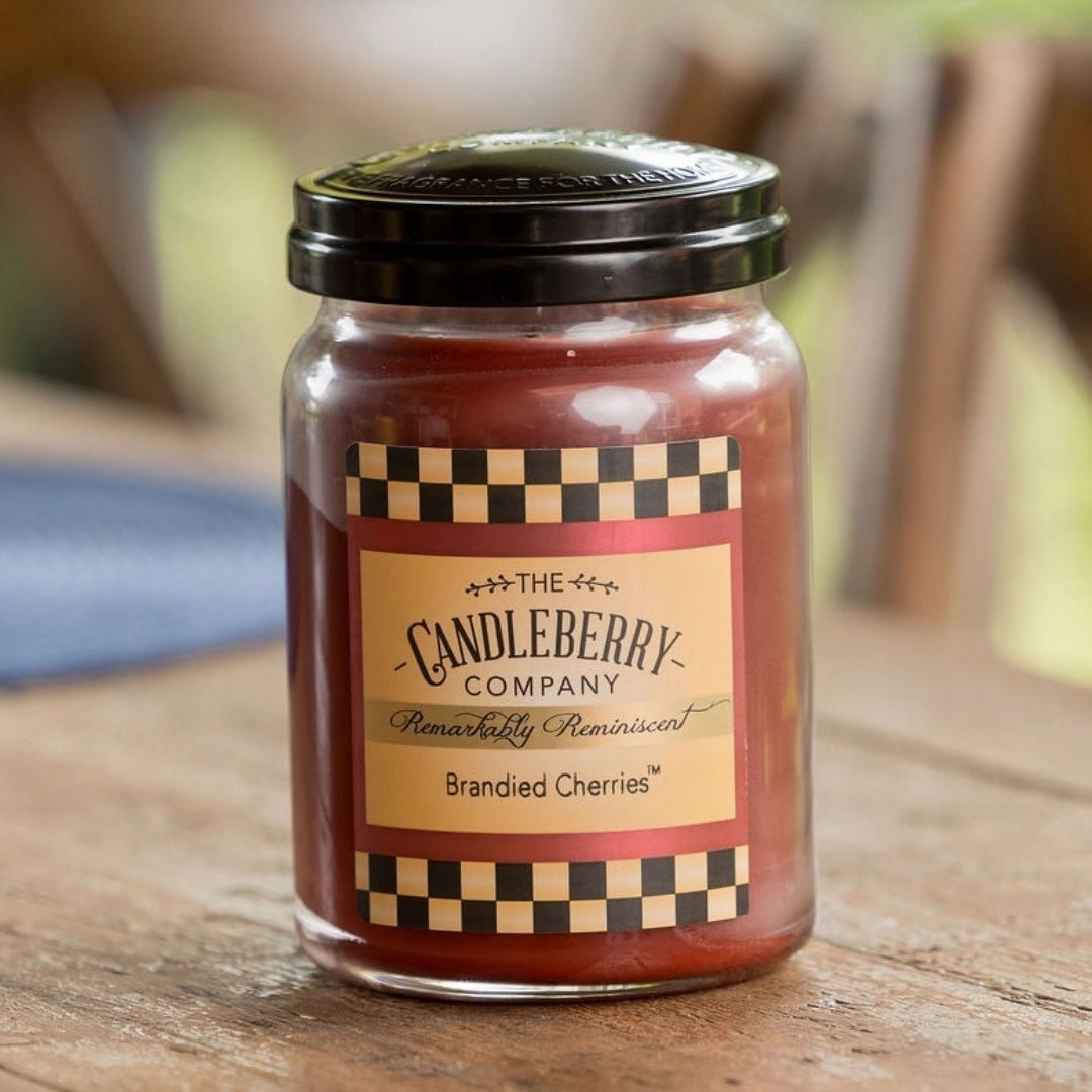 Brandied Cherries™, Large Jar Candle - The Candleberry® Candle Company - Reminiscent Large Jar Candle - The Candleberry Candle Company