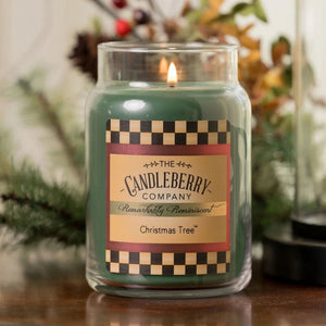 Christmas Tree™, Large Jar Candle - The Candleberry® Candle Company - Reminiscent Large Jar Candle - The Candleberry Candle Company