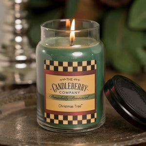 Christmas Tree™, Large Jar Candle - The Candleberry® Candle Company - Reminiscent Large Jar Candle - The Candleberry Candle Company