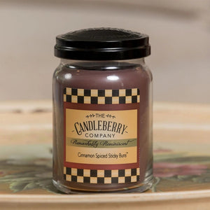 Cinnamon Spiced Sticky Buns™, Large Jar Candle - The Candleberry® Candle Company - Reminiscent Large Jar Candle - The Candleberry Candle Company