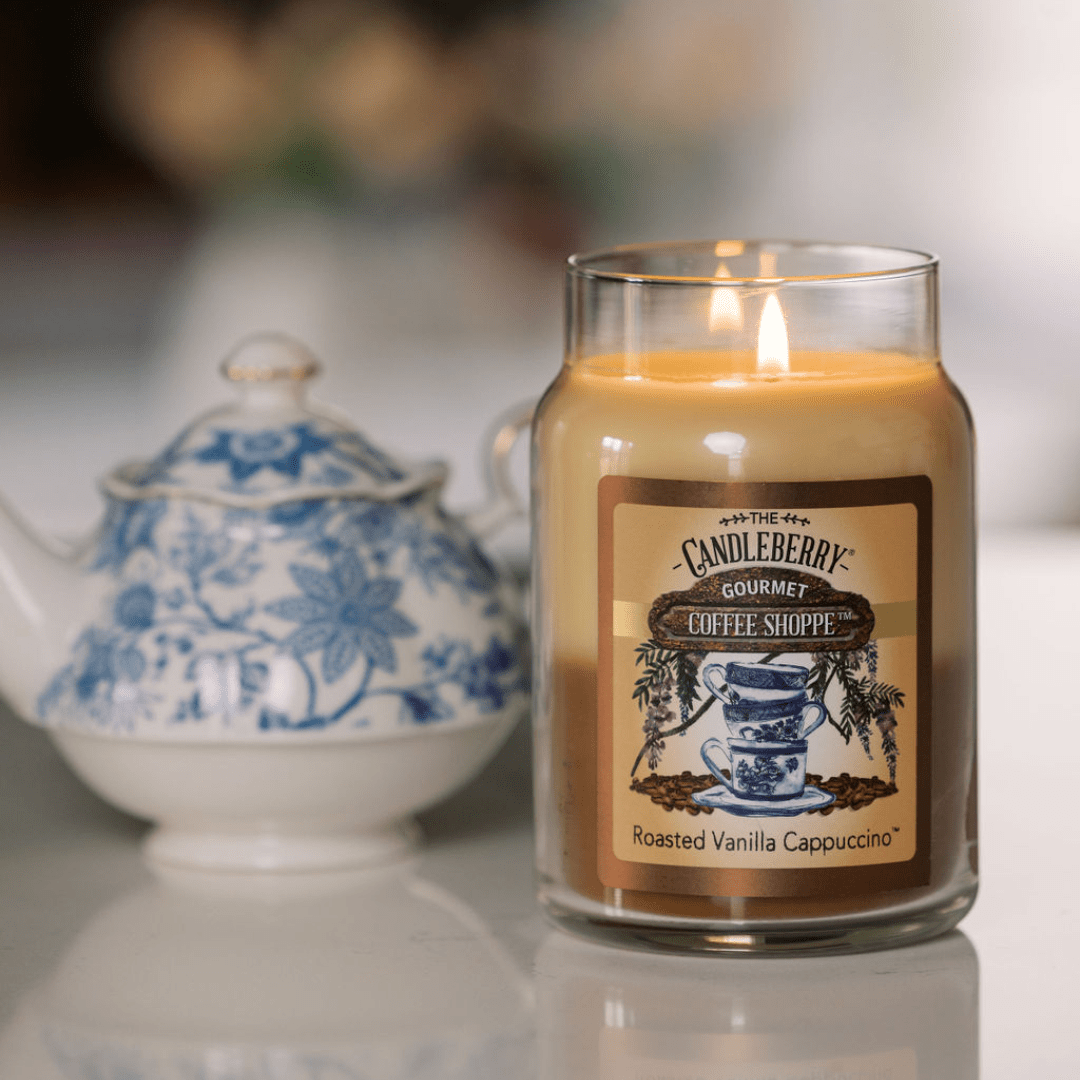 Coffee Shoppe - Roasted Vanilla Cappuccino  ™, Large Jar Candle - Spring