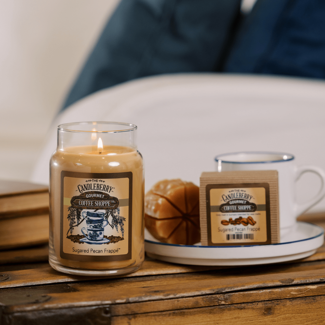 Coffee Shoppe - Sugared Pecan Frappe™, Large Jar Candle - Spring