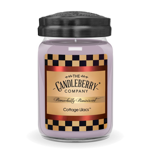 Cottage Lilacs™, Large Jar Candle - The Candleberry® Candle Company - Reminiscent Large Jar Candle - The Candleberry Candle Company