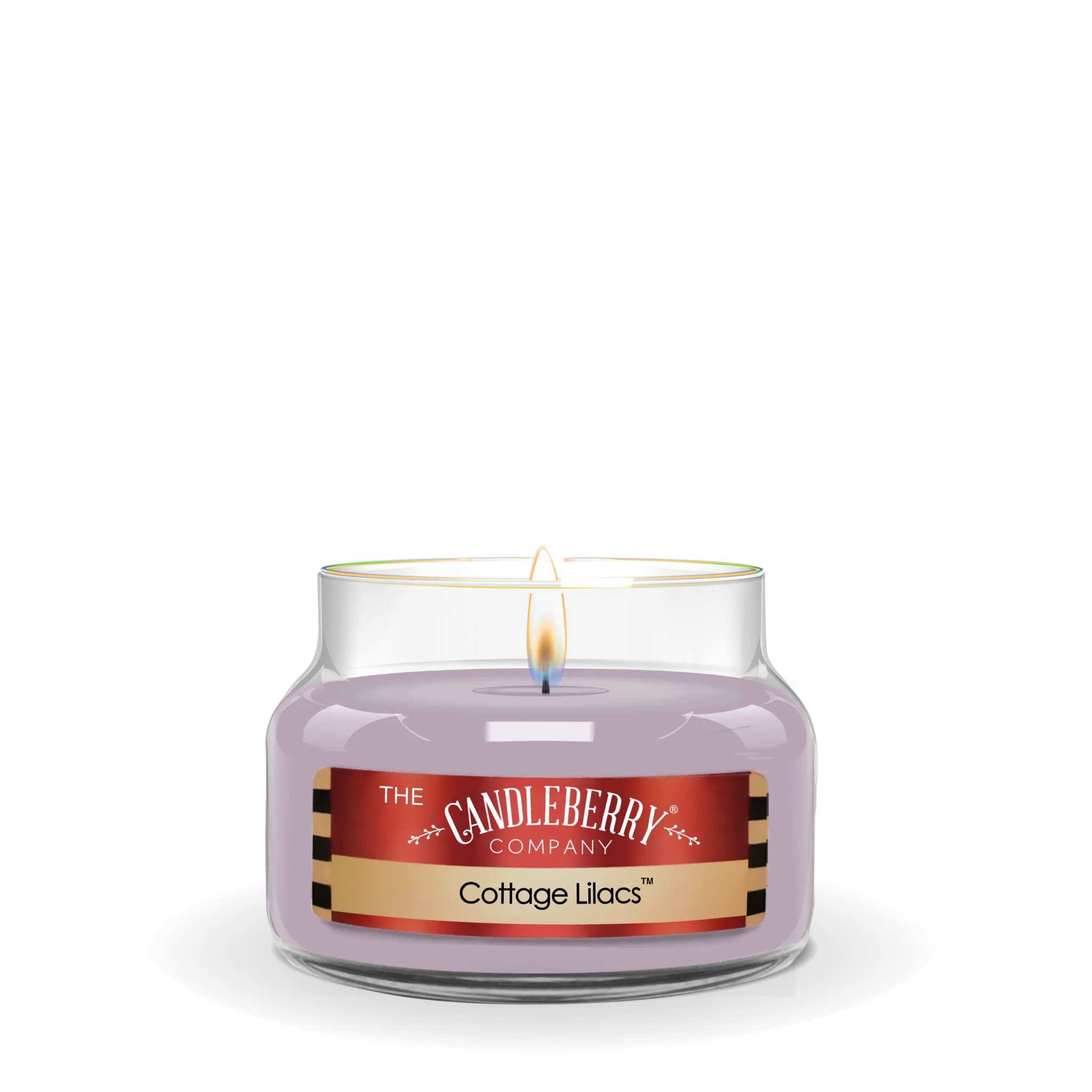 Cottage Lilacs™, Small Jar Candle - The Candleberry® Candle Company - Reminiscent Small Jar Candle - The Candleberry Candle Company