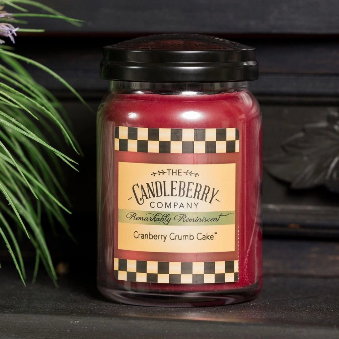 Cranberry Crumb Cake™, Large Jar Candle - The Candleberry® Candle Company - Reminiscent Large Jar Candle - The Candleberry Candle Company