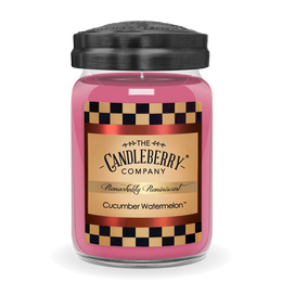 Cucumber Watermelon™, Large Jar Candle - The Candleberry® Candle Company - Reminiscent Large Jar Candle - The Candleberry Candle Company