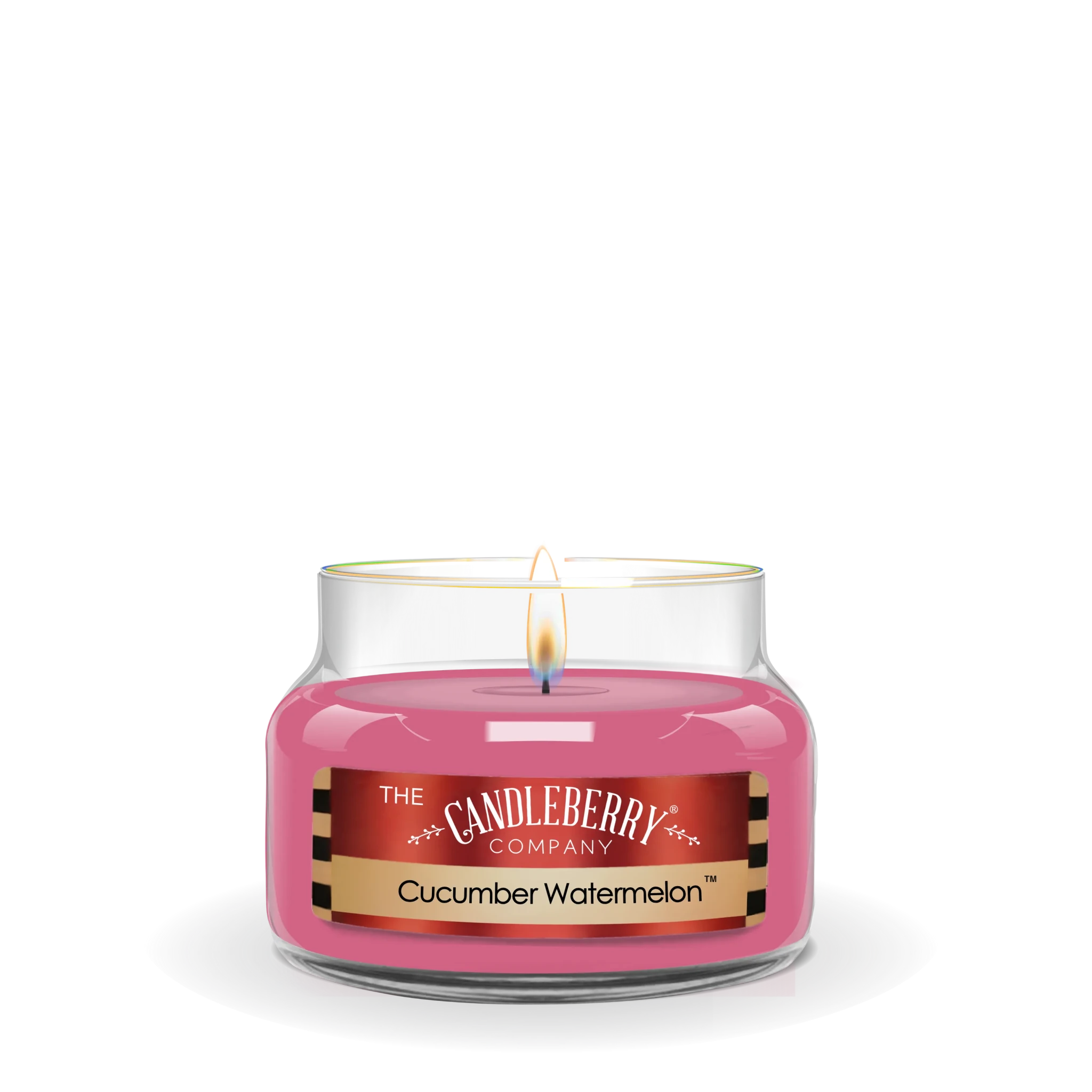 Cucumber Watermelon™, Small Jar Candle - The Candleberry® Candle Company - Reminiscent Small Jar Candle - The Candleberry Candle Company