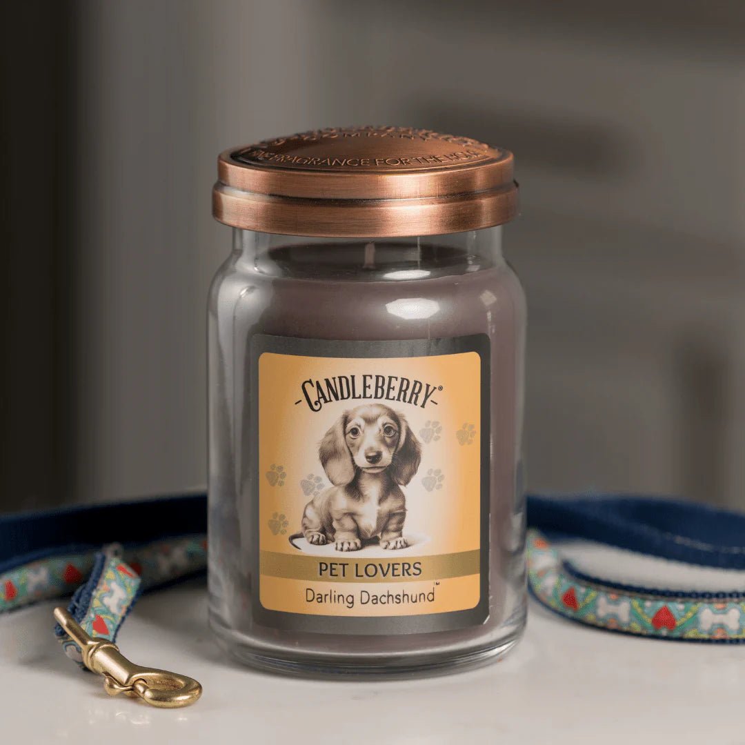 Darling Dachshund™ - Large Jar Candle - The Candleberry® Candle Company - Pet Collection Large Jar Candle - The Candleberry Candle Company