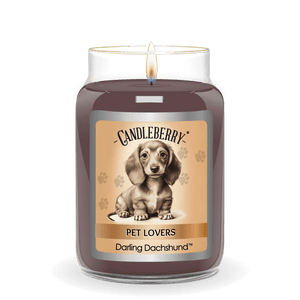 Darling Dachshund™ - Large Jar Candle - The Candleberry® Candle Company - Pet Collection Large Jar Candle - The Candleberry Candle Company