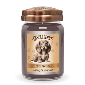 Darling Dachshund™ - Large Jar Candle - The Candleberry® Candle Company - Pet Collection Large Jar Candle - The Candleberry Candle Company