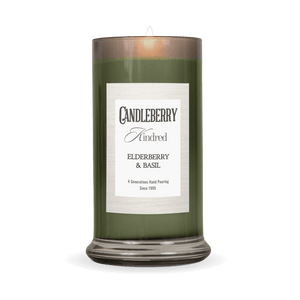 Elderberry & Basil™, Kindred, Large Jar Candle - The Candleberry® Candle Company - Kindred Large Jar - The Candleberry Candle Company