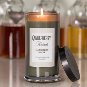 Elderberry & Basil™, Kindred, Large Jar Candle - The Candleberry® Candle Company - Kindred Large Jar - The Candleberry Candle Company