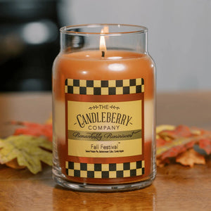Fall Festival™, Large Jar Candle - The Candleberry® Candle Company - Large Jar Candle - The Candleberry Candle Company