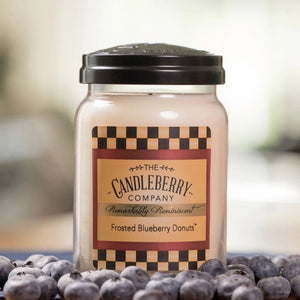 Frosted Blueberry Donuts™, Large Jar Candle - The Candleberry® Candle Company - Reminiscent Large Jar Candle - The Candleberry Candle Company