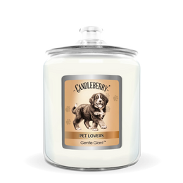 Gentle Giant™, 3 - Wick, Candy Jar Candle - The Candleberry® Candle Company - Pet Collection 3 - Wick, Candy Jar Candle - The Candleberry Candle Company