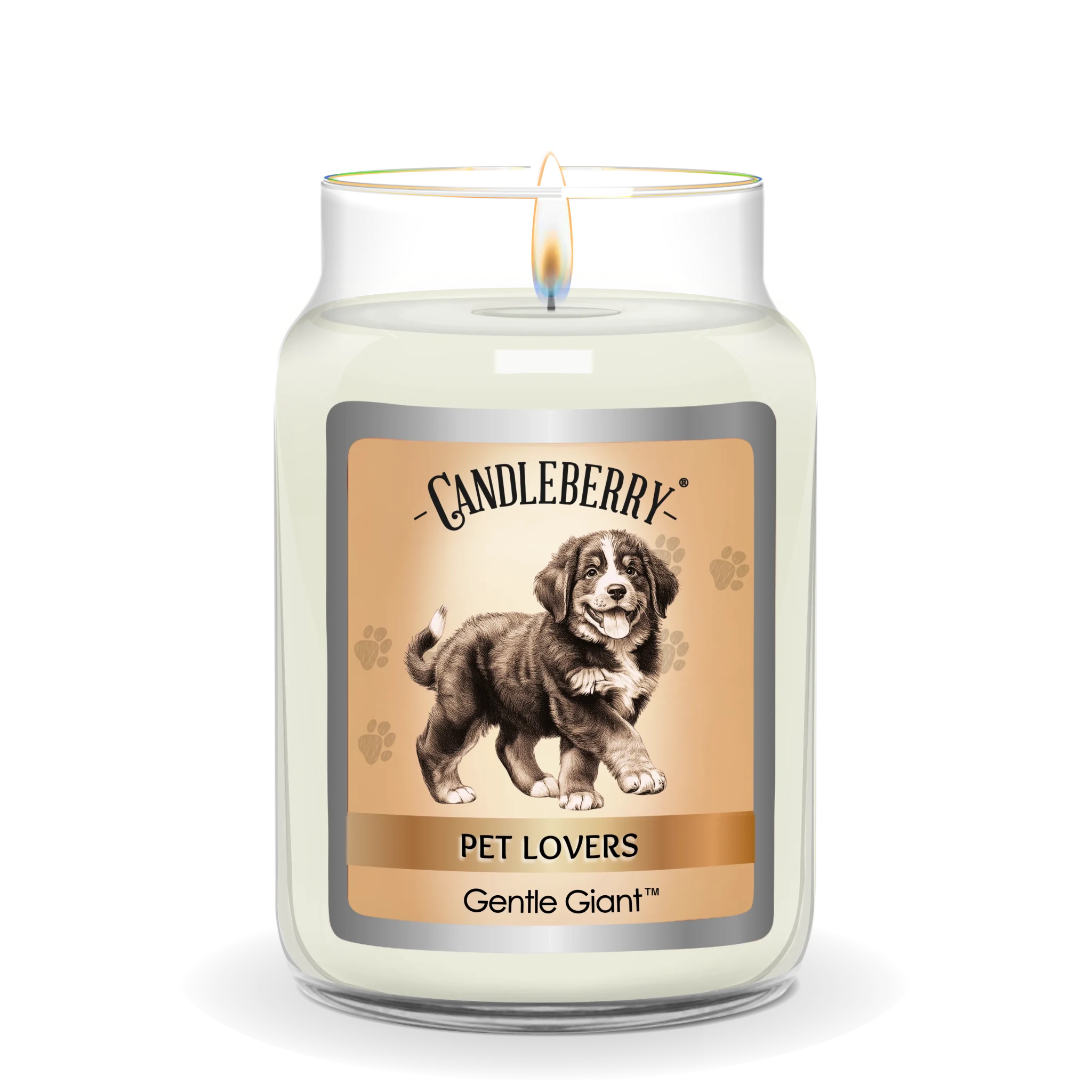 Gentle Giant™ - Large Jar Candle - The Candleberry® Candle Company - Pet Collection Large Jar Candle - The Candleberry Candle Company