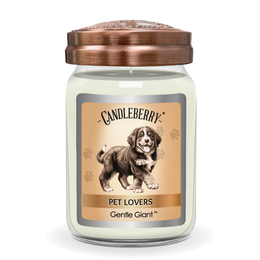 Gentle Giant™ - Large Jar Candle - The Candleberry® Candle Company - Pet Collection Large Jar Candle - The Candleberry Candle Company