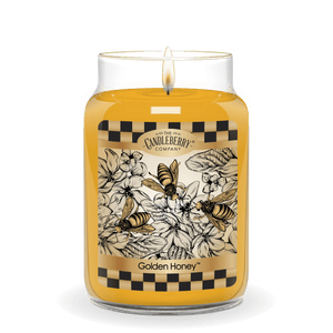 Golden Honey™, Large Jar Candle - The Candleberry® Candle Company - Large Jar Candle - The Candleberry Candle Company