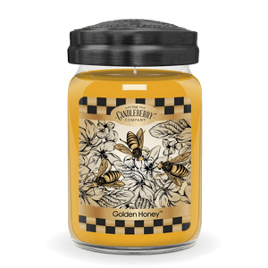 Golden Honey™, Large Jar Candle - The Candleberry® Candle Company - Large Jar Candle - The Candleberry Candle Company