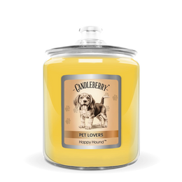 Happy Hound™, 3 - Wick, Candy Jar Candle - The Candleberry® Candle Company - Pet Collection 3 - Wick, Candy Jar Candle - The Candleberry Candle Company