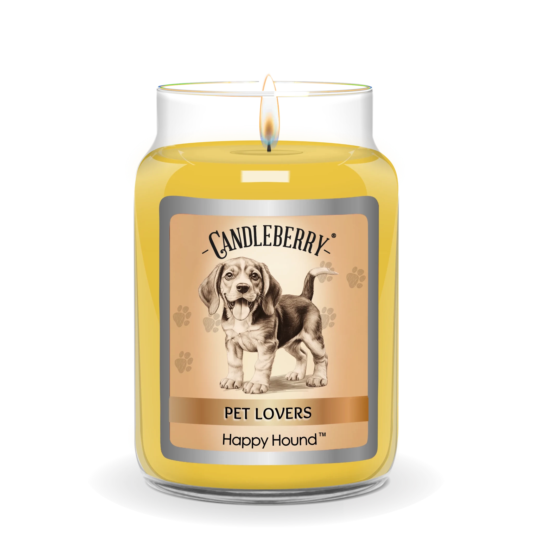 Happy Hound™ - Large Jar Candle - The Candleberry® Candle Company - Pet Collection Large Jar Candle - The Candleberry Candle Company