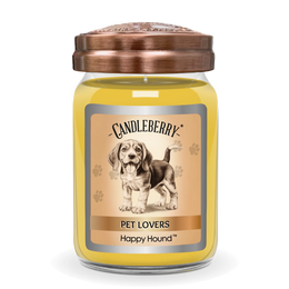 Happy Hound™ - Large Jar Candle - The Candleberry® Candle Company - Pet Collection Large Jar Candle - The Candleberry Candle Company