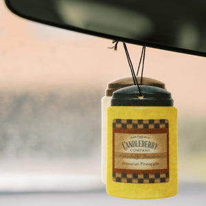 Hawaiian Pineapple™ - "Fresh Cargo"®, Scent for the Car (2 - PACK) - The Candleberry® Candle Company - Fresh CarGo® Car Scent - The Candleberry Candle Company
