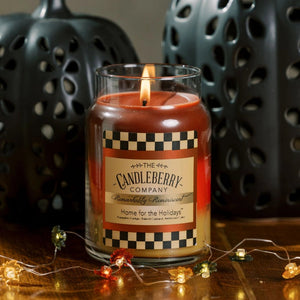 Home For The Holidays™, Large Jar Candle - The Candleberry® Candle Company - Large Jar Candle - The Candleberry Candle Company