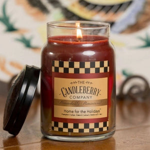 Home For The Holidays™, Large Jar Candle - The Candleberry® Candle Company - Reminiscent Large Jar Candle - The Candleberry Candle Company