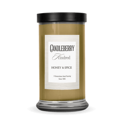 Honey & Spice™, Kindred, Large Jar Candle - The Candleberry® Candle Company - Kindred Large Jar - The Candleberry Candle Company