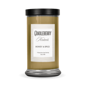 Honey & Spice™, Kindred, Large Jar Candle - The Candleberry® Candle Company - Kindred Large Jar - The Candleberry Candle Company