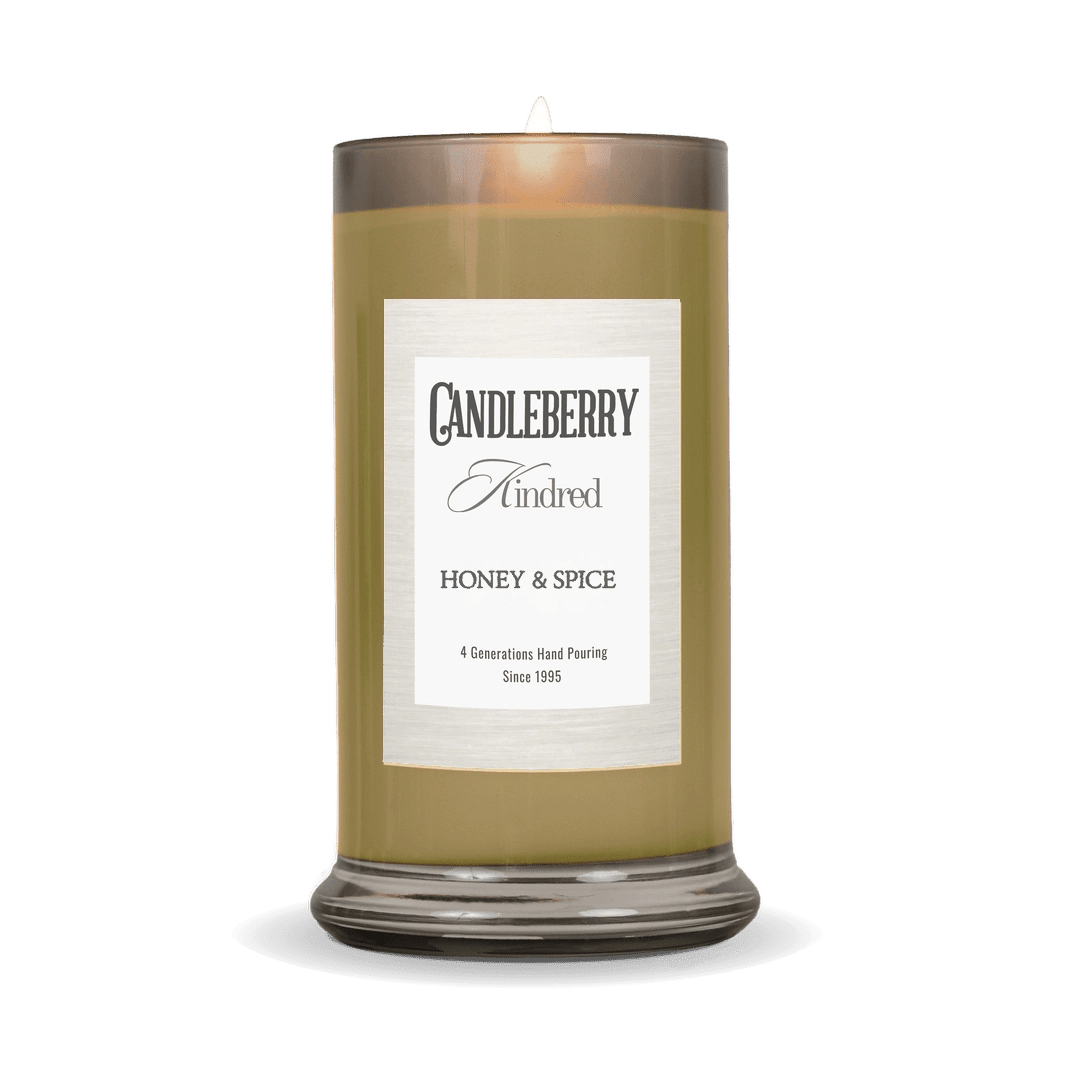 Honey & Spice™, Kindred, Large Jar Candle - The Candleberry® Candle Company - Kindred Large Jar - The Candleberry Candle Company