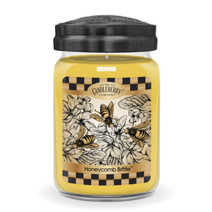 Honeycomb Brittle™, Large Jar Candle - The Candleberry® Candle Company - Large Jar Candle - The Candleberry Candle Company